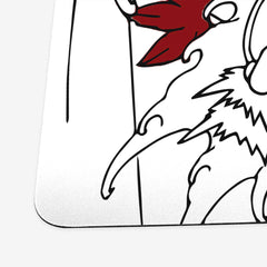 Black and White Dragon Playmat - Richard Norris - Corner - 28