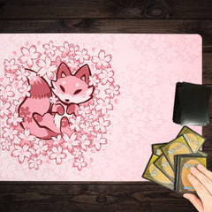 Cherry Blossom Fox Playmat