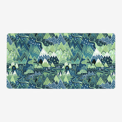 Maximalist Mountain Maze Playmat