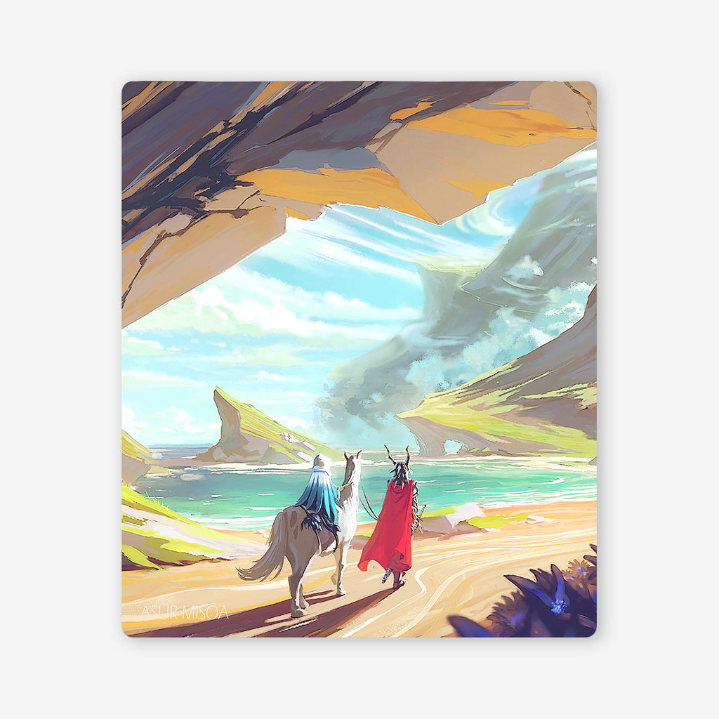 Lotus Quest Island Two Player Mat - Asur Misoa - Mockup