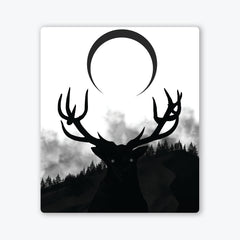 Deer Shadow Two Player Mat - Carbon Beaver - Mockup