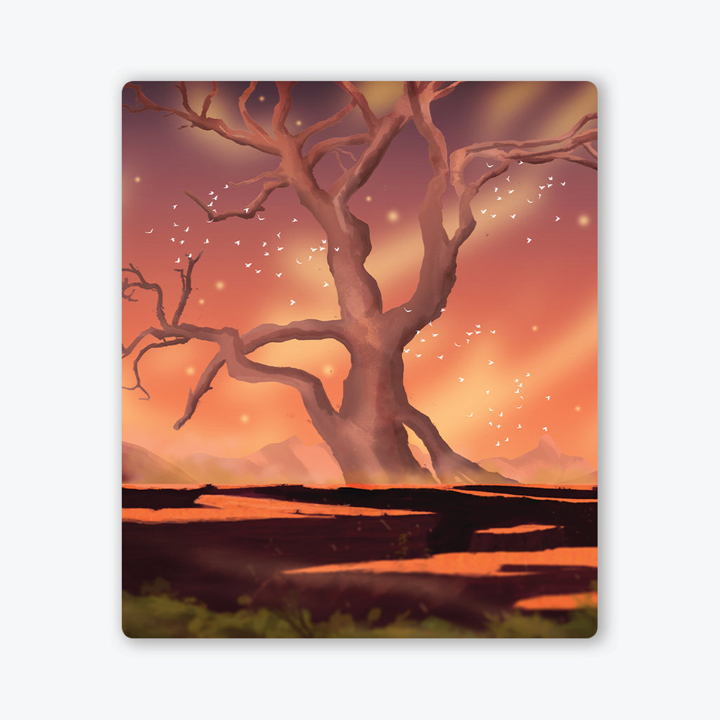 Eternal Tree Two Player Mat - Carbon Beaver - Mockup