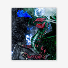 Rain Dragon Two Player Mat - Carbon Beaver - Mockup