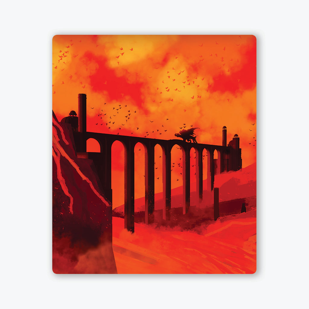 Volcano Fortress Two Player Mat
