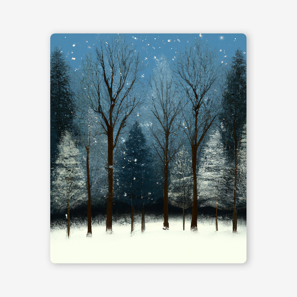 Forest In The Snow Two Player Mat