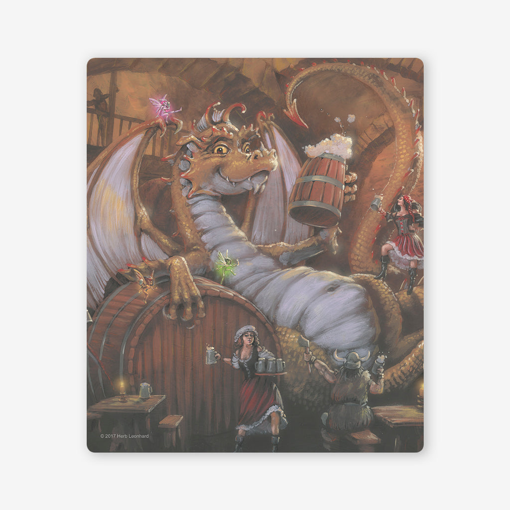 The Dragon with the Flagon Two Player Mat