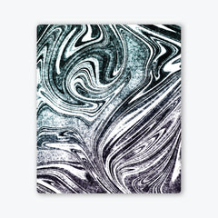 Abstract Marbled Paper Two Player Mat