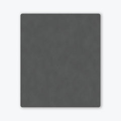 Faux Leather Pattern Two Player Mat - Inked Gaming - EG - Mockup - Grey