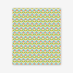 Flower Power Two Player Mat - Inked Gaming - HD - Mockup - Green