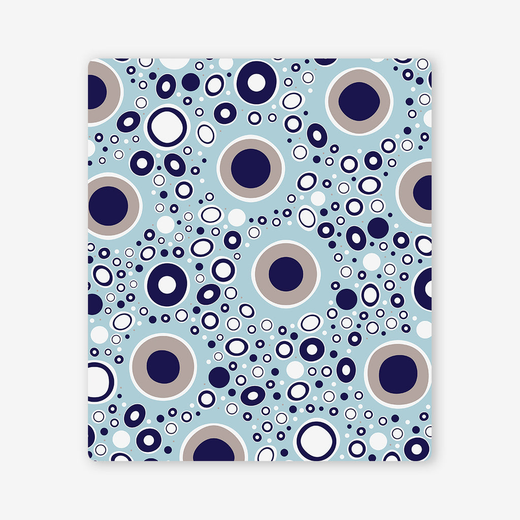 Frog Eyes Two Player Mat - Inked Gaming - HD - Mockup - Blue