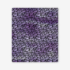 Leafy Two Player Mat - Inked Gaming - CC - Mockup - Purple
