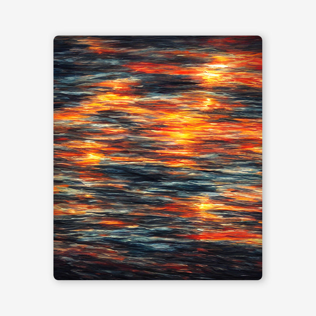 Sunset On The AI Ocean Two Player Mat