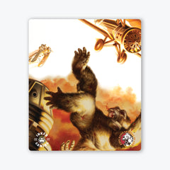 Kong Falls Two Player Mat - Joe DeVito - Mockup - Logos