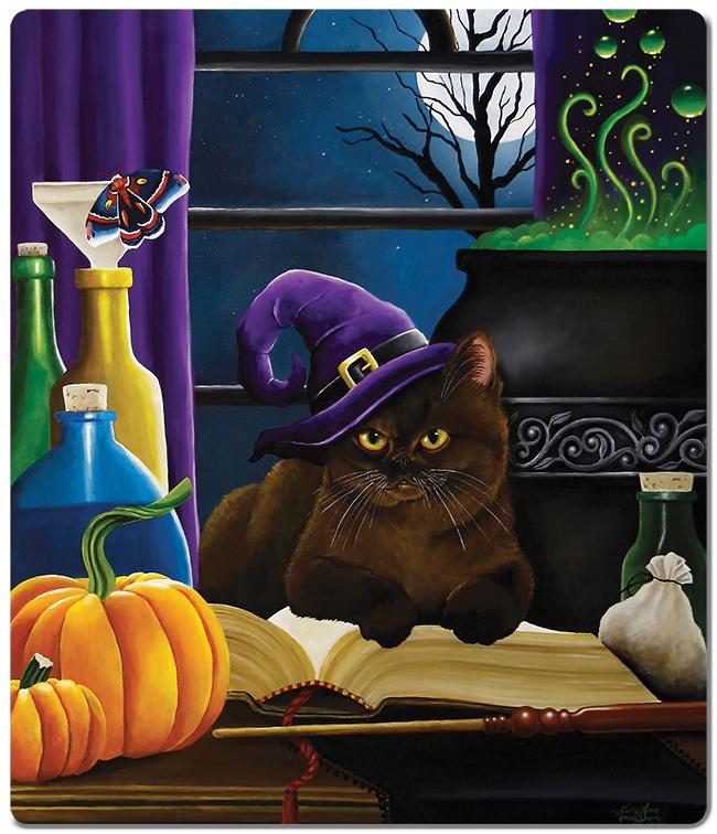 Cocoa The Familiar Two Player Mat - Kari-Ann Anderson - Mockup