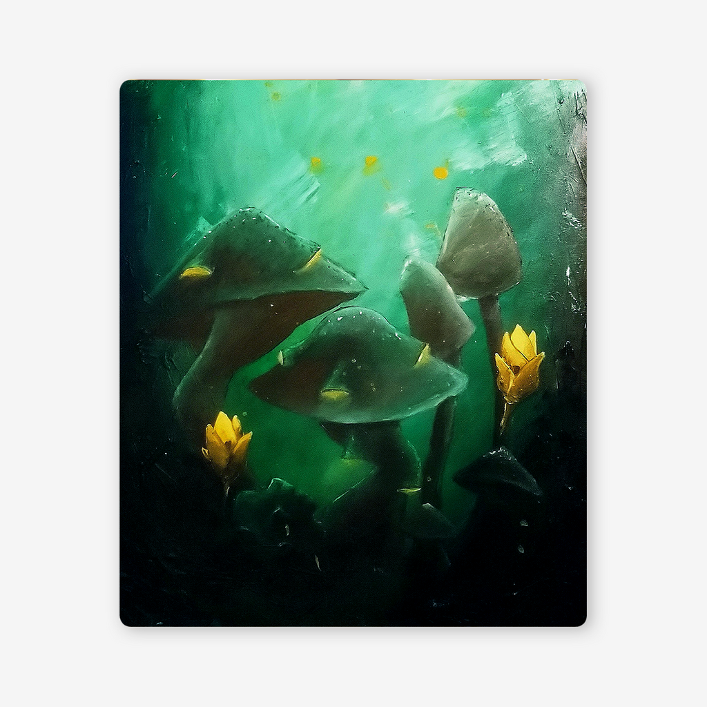 Mushrooms Two Player Mat - Mundane Massacre - Mockup