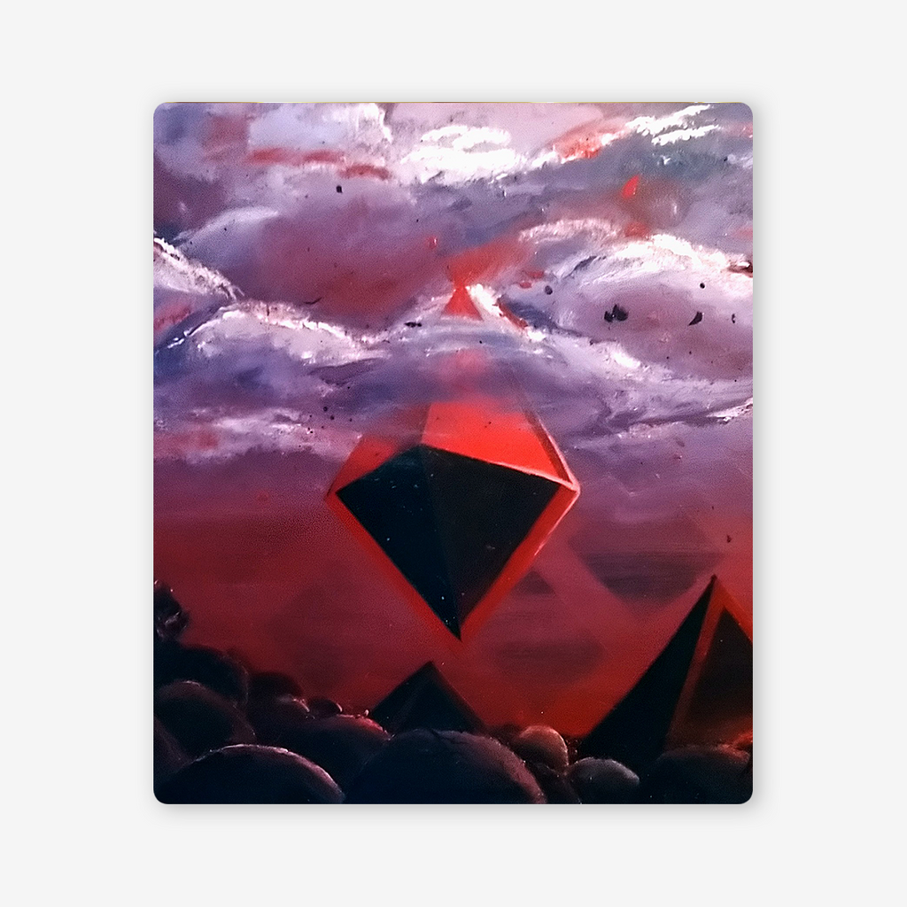 Pyramid Two Player Mat - Mundane Massacre - Mockup
