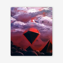 Pyramid Two Player Mat - Mundane Massacre - Mockup