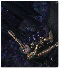 Narwhal Knight Two Player Mat - Sagiv Gilburd - Mockup