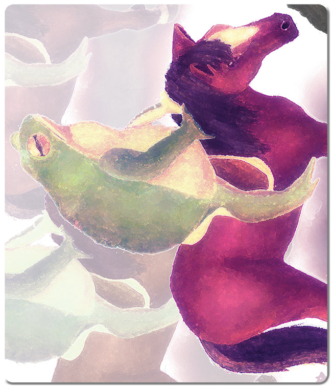 Frog Army Two Player Mat - Sagiv Gilburd - Mockup