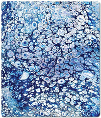 Blue Bubbles Two Player Mat - Jessica Torres - Mockup