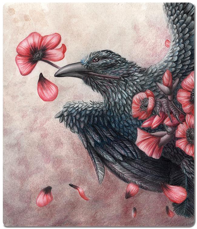 Hypnos the Raven Two Player Mat - Schiraki - Mockup