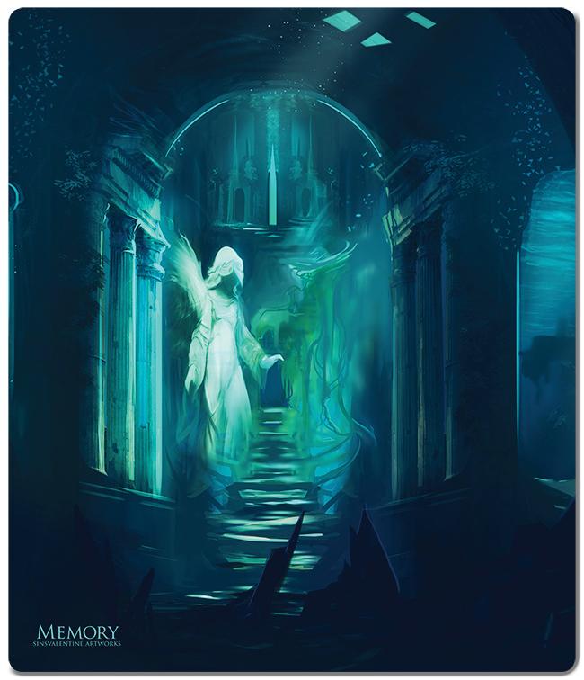 Memory Two Player Mat - SinsValentine - Mockup