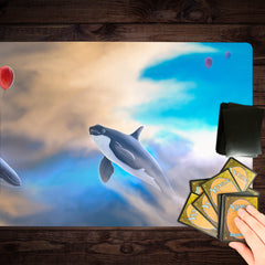 Playful Cloud Whales Playmat