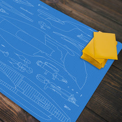 Sci-Fi Blueprints Playmat