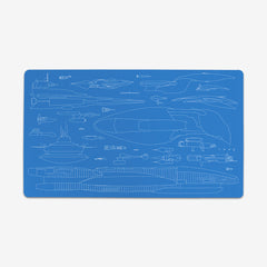 Sci-Fi Blueprints Playmat - Alex Rea - Mockup