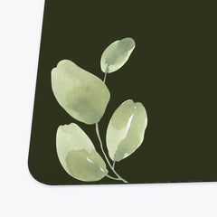 Tranquil Leaves Playmat - Angry Fox - Corner - Green