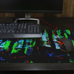 Green Experiment Thin Desk Mat