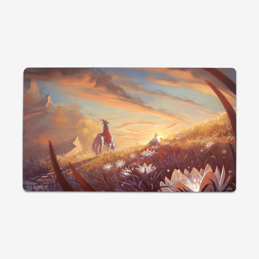 Lotus Quest Plains Thin Desk Mat - Asur Misoa - Mockup