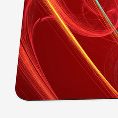 Cooled Spiral Playmat - Aubrey Denico - Corner - Red
