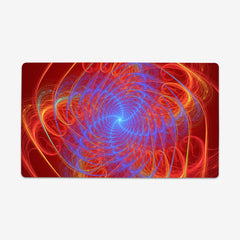 Cooled Spiral Playmat - Aubrey Denico - Mockup - Red