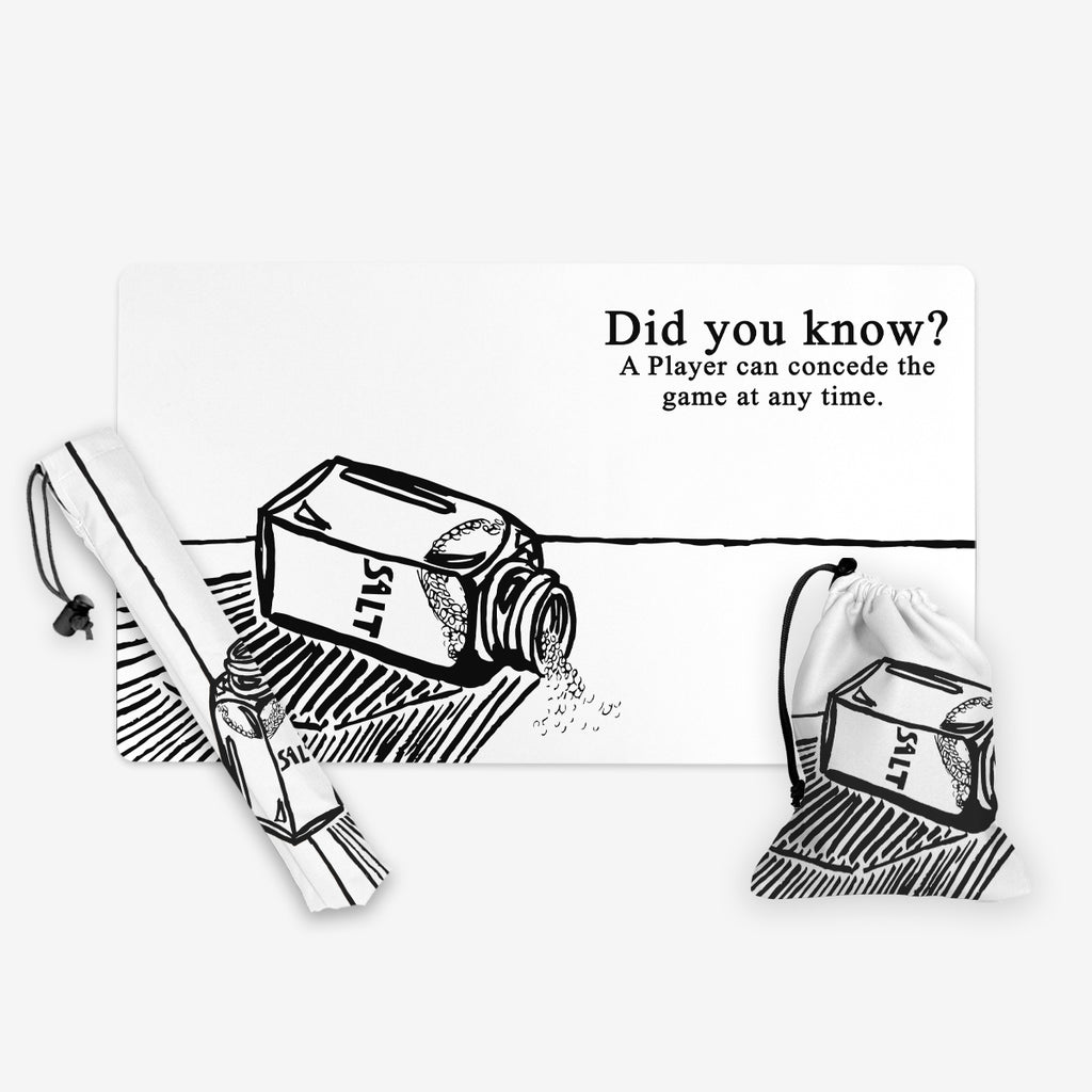 GIFT BUNDLE: Did You Know Salt Playmat, Did You Know Salt Playmat Bag and Did You Know Salt Dice Bag