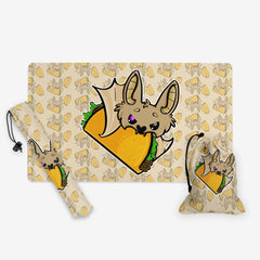 GIFT BUNDLE: Snack Bat Playmat, Snack Bat Dice Bag and Snack Bat Playmat Bag
