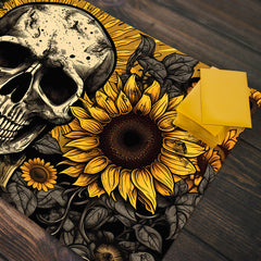 Skull Sunflowers Playmat