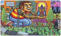 City Love Utopia Playmat - Big Vision Publishing - Mockup