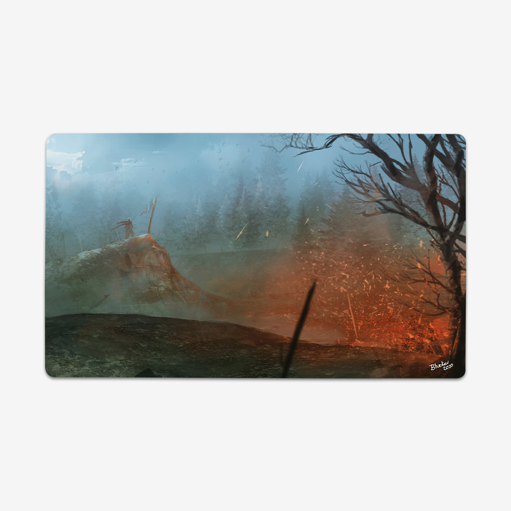 Forest Aftermath Playmat - Bluekev - Mockup