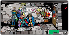 Board with Life D&D Tribute Oversized Playmat - Sam Cowley - Mockup