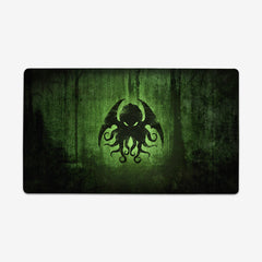 The Horror Of Cthulhu Thin Desk Mat - BoardGameGoodies - Mockup - Green