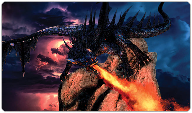 Black Dragon Playmat - Carbon Beaver - Mockup