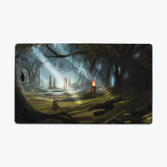 Forest Temple Playmat - Carbon Beaver - Mockup
