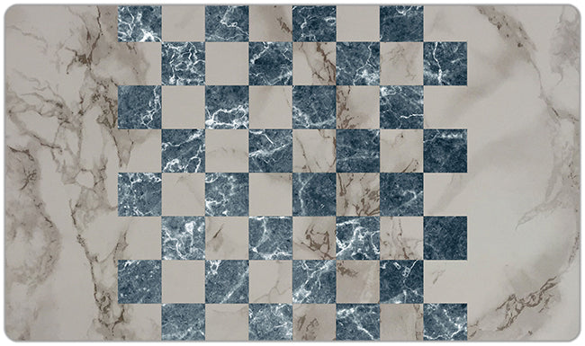 Marble Chess Board Playmat - Carbon Beaver - Mockup