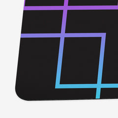 Matrix Of Squares Playmat - Carbon Beaver - Corner - Purple 