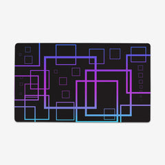 Matrix Of Squares Playmat - Carbon Beaver - Mockup - Purple