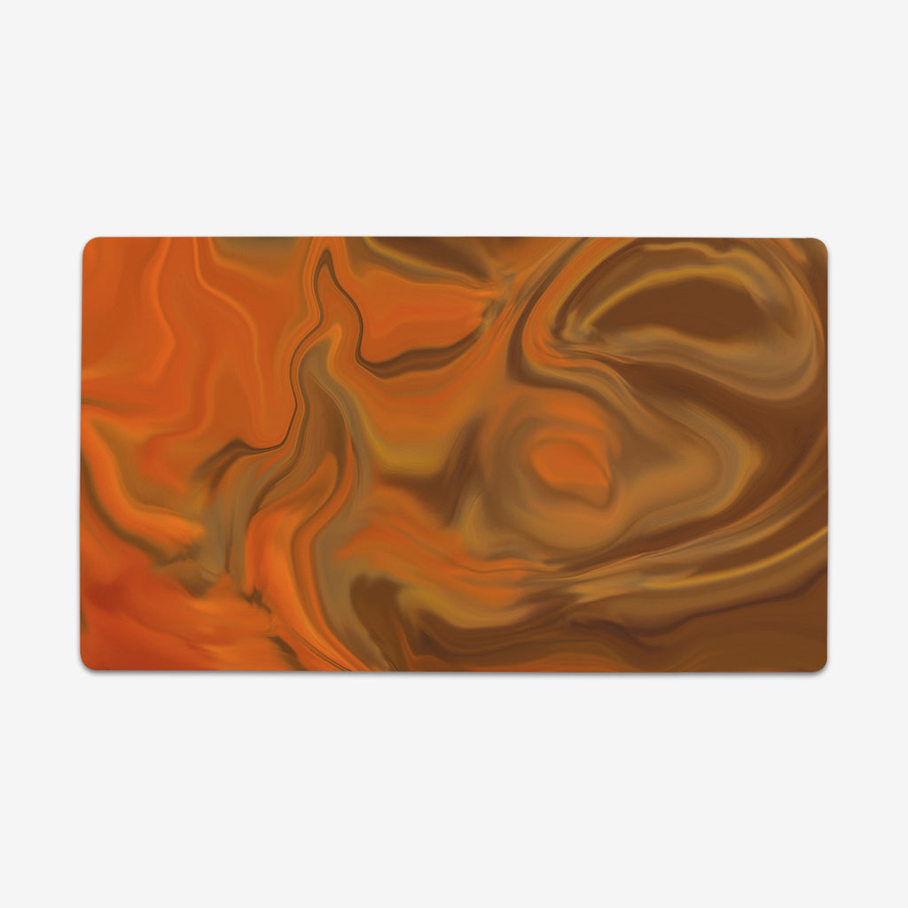 Orange Fusion Playmat - Carbon Beaver - Mockup