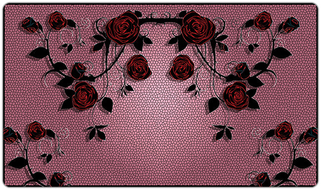 Rose Garden Playmat - Carbon Beaver - Mockup