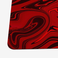 Spilled Paint Playmat - Carbon Beaver - Corner 