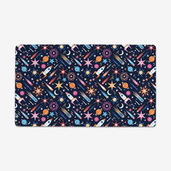Starbursts Thin Desk Mat - Carly Watts - Mockup